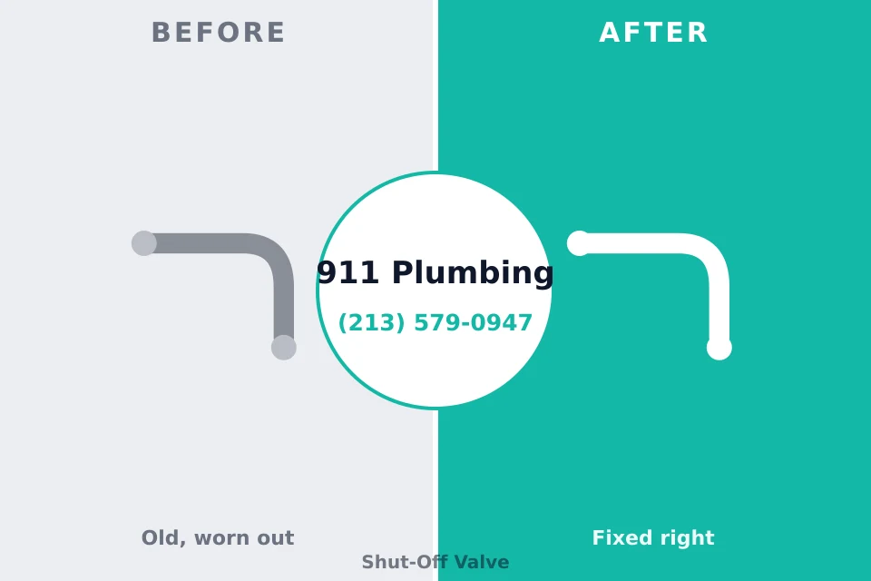 Before and after: plumbing company Harrington, DE